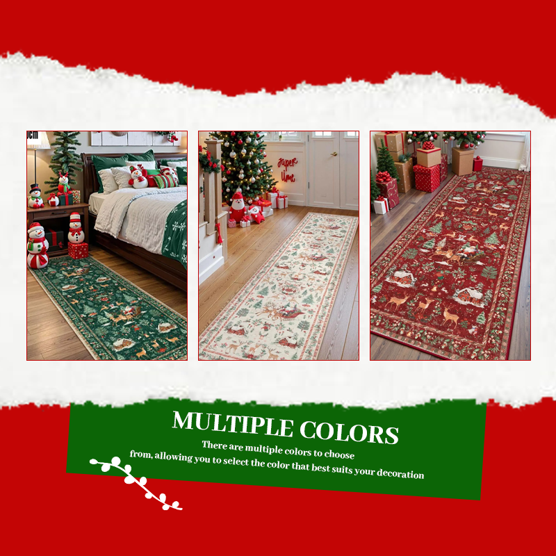 🦌Christmas Deer Santa Rug