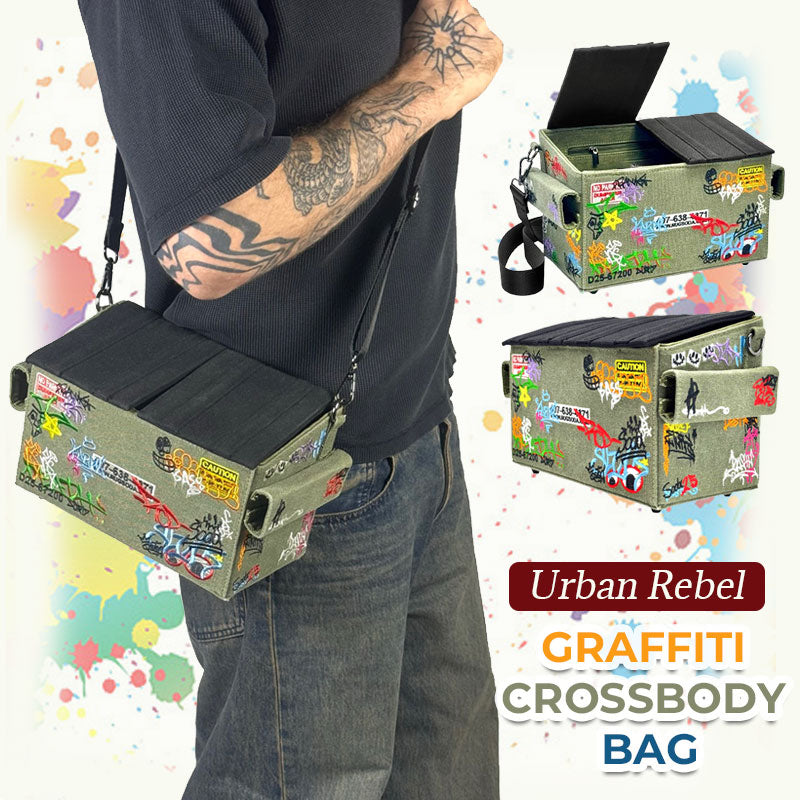 Urban Rebel Graffiti Crossbody Bag