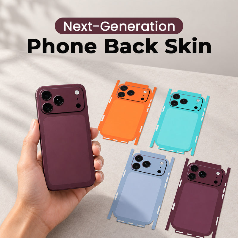 Next-Generation Phone Back Skin — Premium Camera Area and Rear Redesign