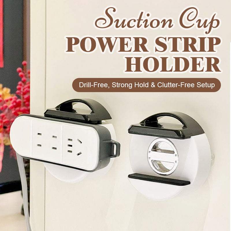 Suction Cup Power Strip Holder