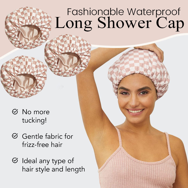 Fashionable Waterproof Long Shower Cap
