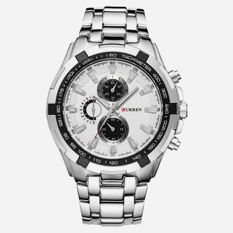 Waterproof quartz watch for men