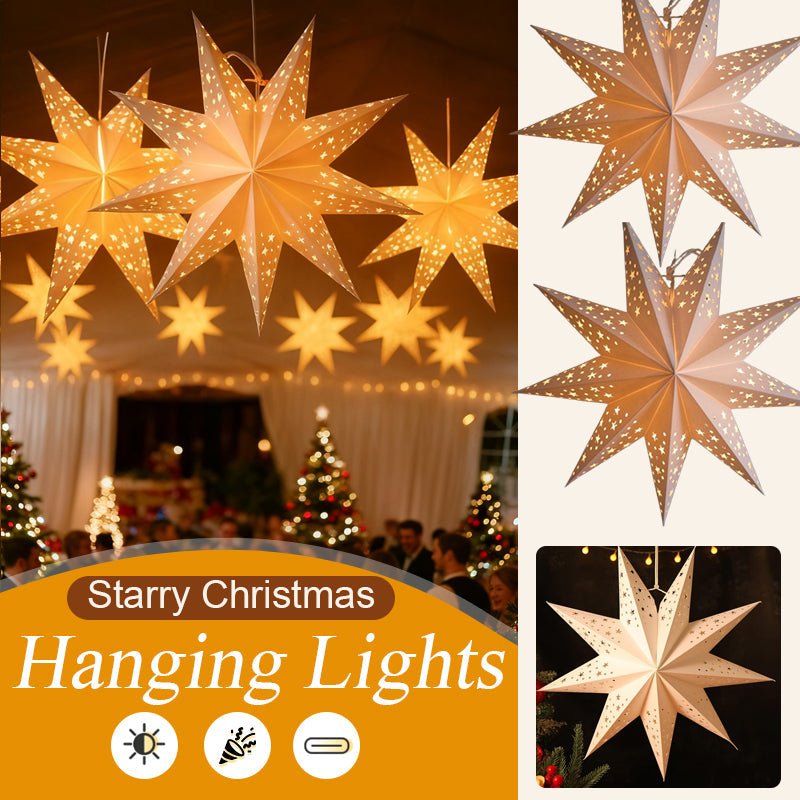Starry Christmas Hanging Lights