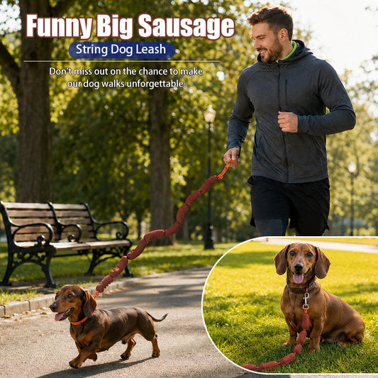 Funny Big Sausage String Dog Leash