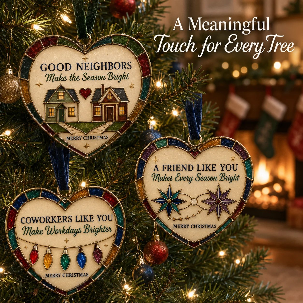 ❤️ Christmas Heart Ornament Collection 🎄