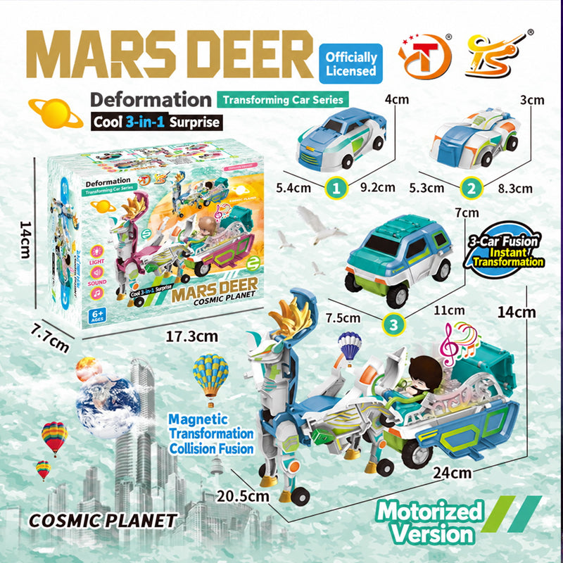 Magnetic Car Deer Dragon & Unicorn Toys