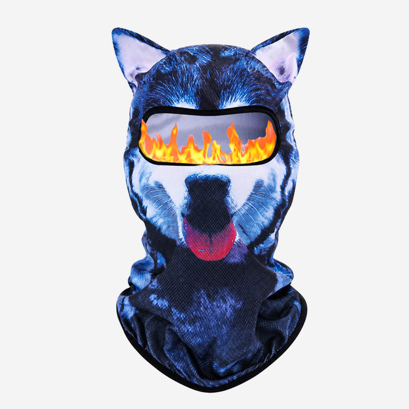 🐾 Playful Animal Print Face Cover