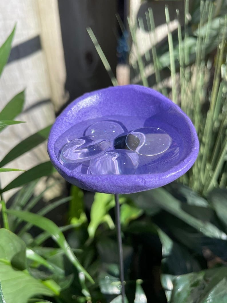 🐝LAST DAY 49% OFF - Bee Watering Station with Marbles, Butterfly Puddler, Hummingbird Drinking Cups💧