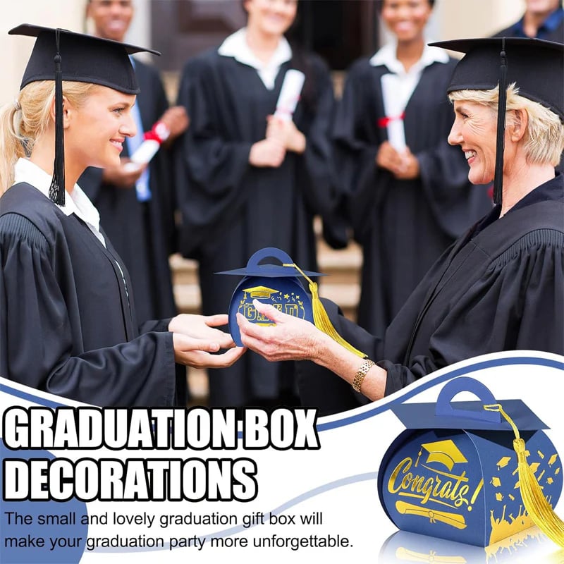 🔥Hot Sale 49% OFF🔥30 Pcs Mini Graduation Cap Candy Cards