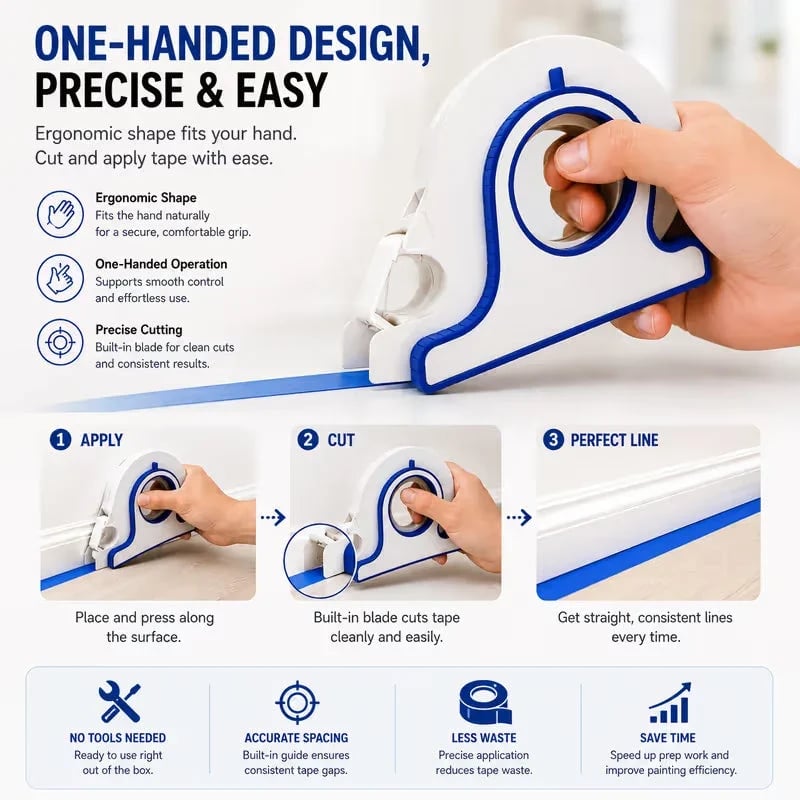 🛠️Highly efficient applicator for masking tape