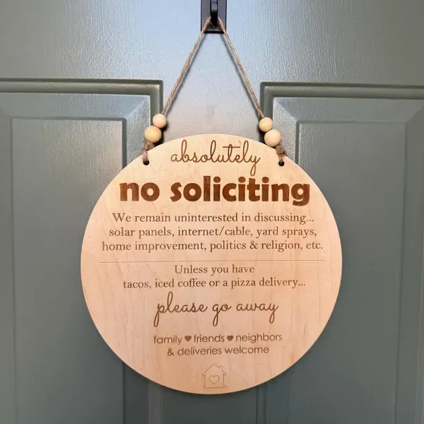 🔥Last Day 49% OFF🔥 Funny No Soliciting Sign