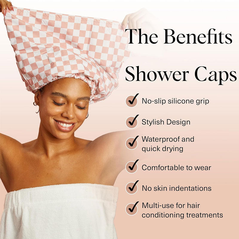 Fashionable Waterproof Long Shower Cap