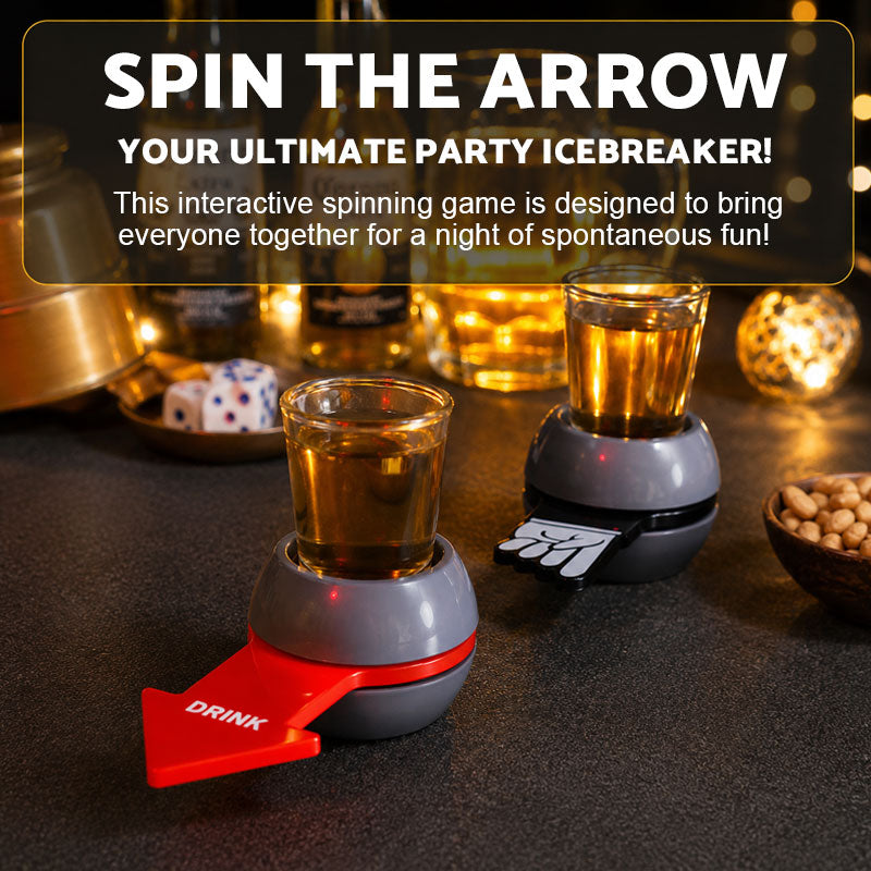 Funny Arrow Pointer Drinking Penalty Spinner for Party Bar Fun 🍻🎯✨