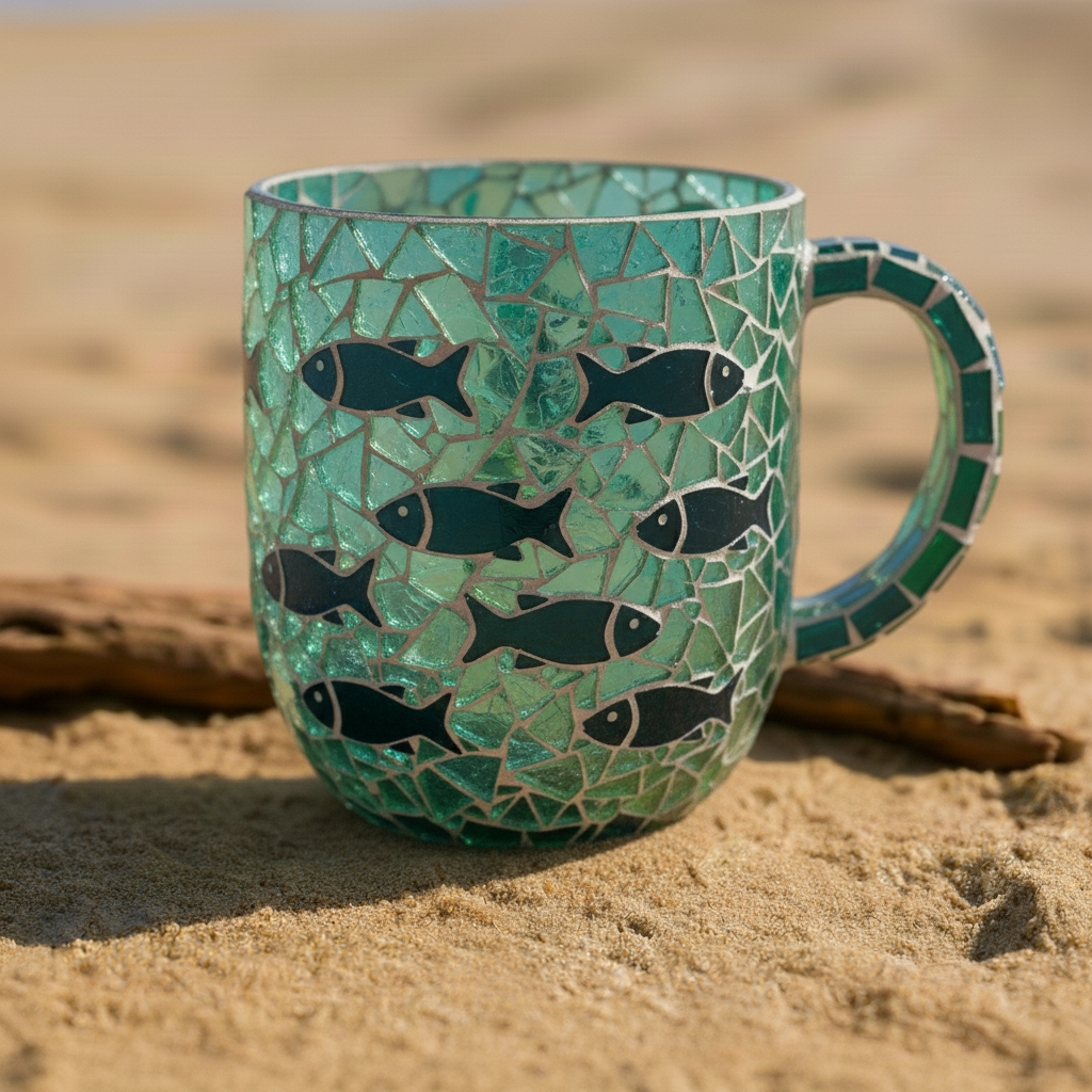🌊Coastal Mosaic Mug Collection