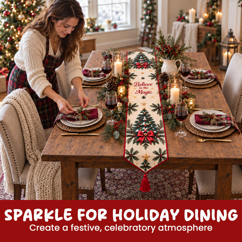 DIY Christmas Diamond Painting Table Runner