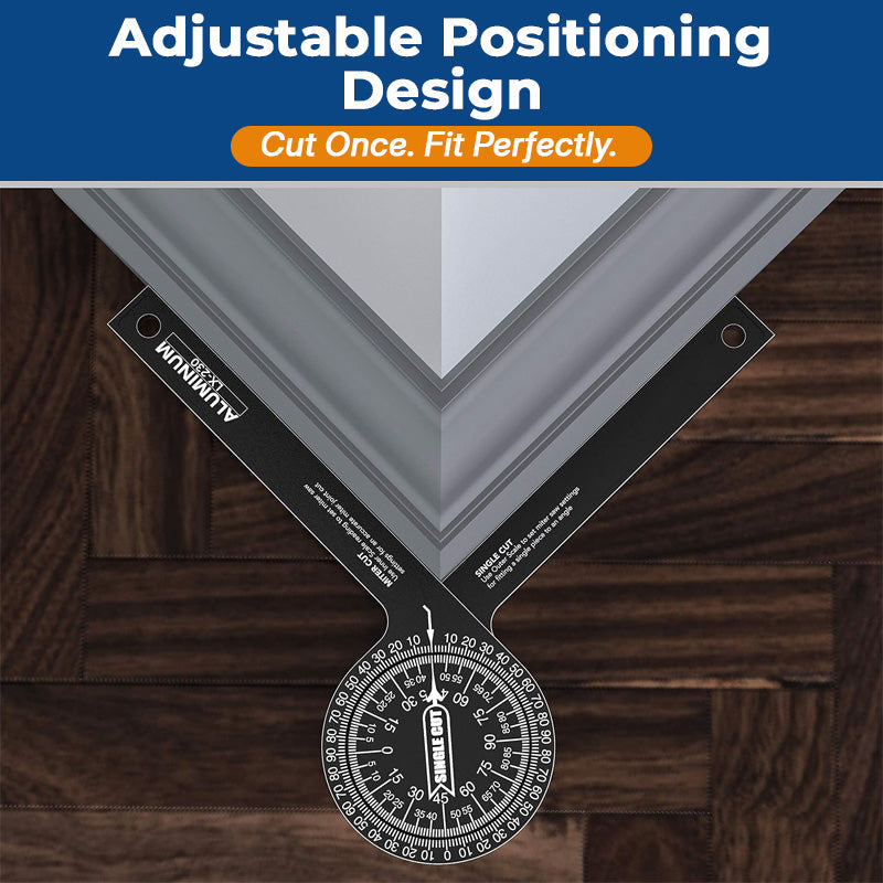 📐 Multi-Angle Measuring Ruler | Adjustable Angle Positioning Tool