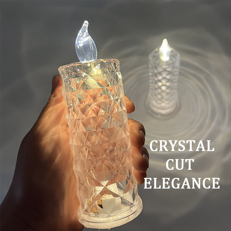 Crystal Rose Candle Light – Romantic Glow Without the Mess