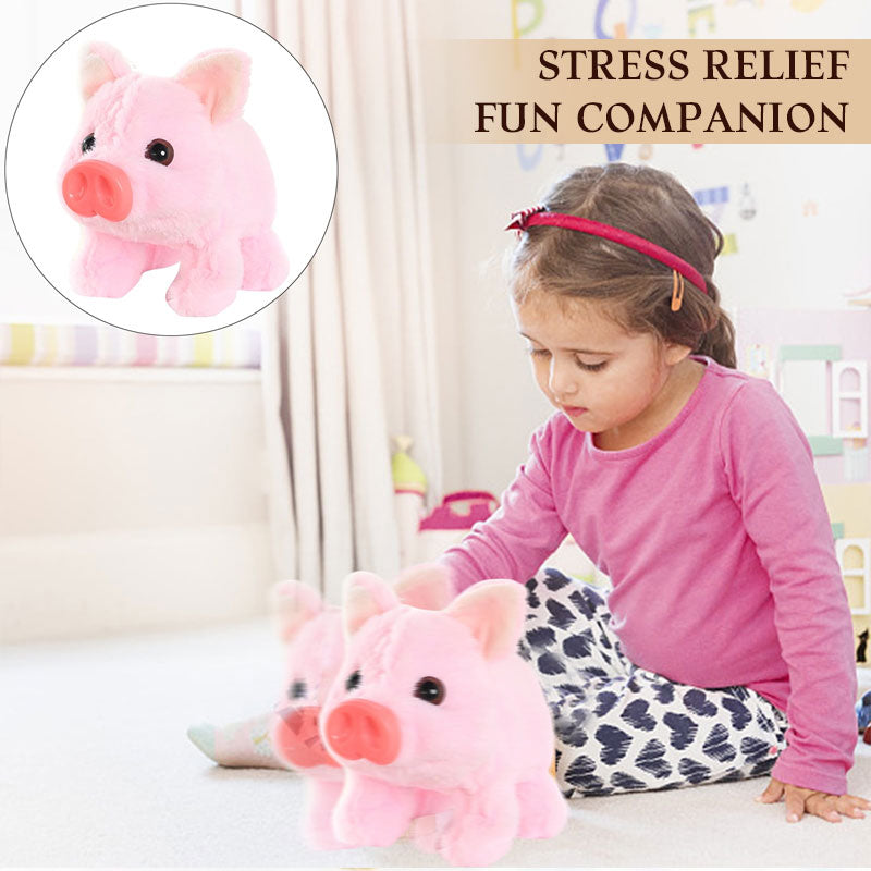 Electric Walking Pig Plush Toy