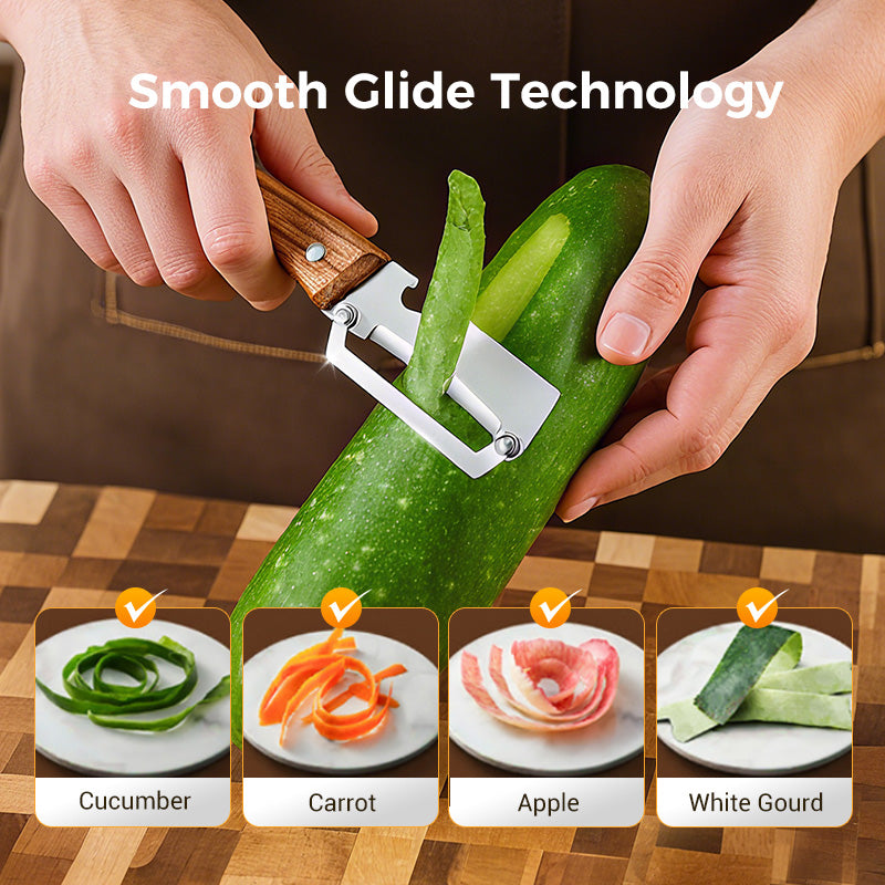 🥕 BUY 2, GET 1 FREE! 🔥 Multifunctional vegetable peeler for the kitchen – stainless steel blade, ergonomic handle, and perfect for fruits and vegetables ✨