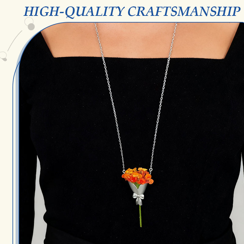 Stylish Creatively Designed Flower Necklace