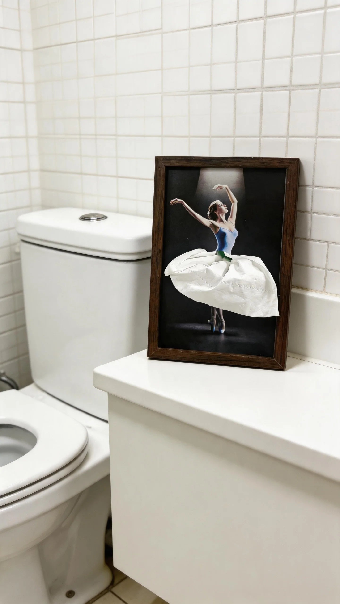 Ballet Dancer Tissue Box with Light