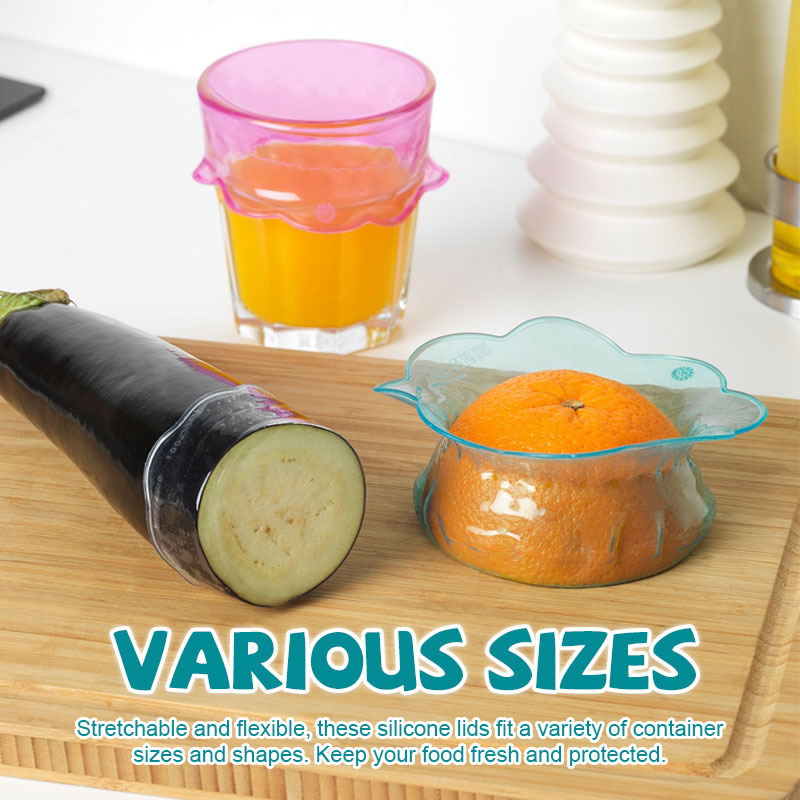 Multifunctional Petal Silicone Fresh-Keeping Cover
