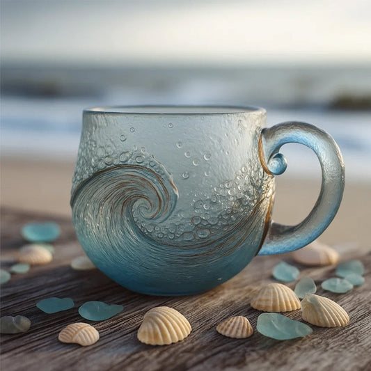 🌊Sea Wave Mug: Your Daily Escape – Calm Coastal Vibes in Every Cup of Tea/Coffee