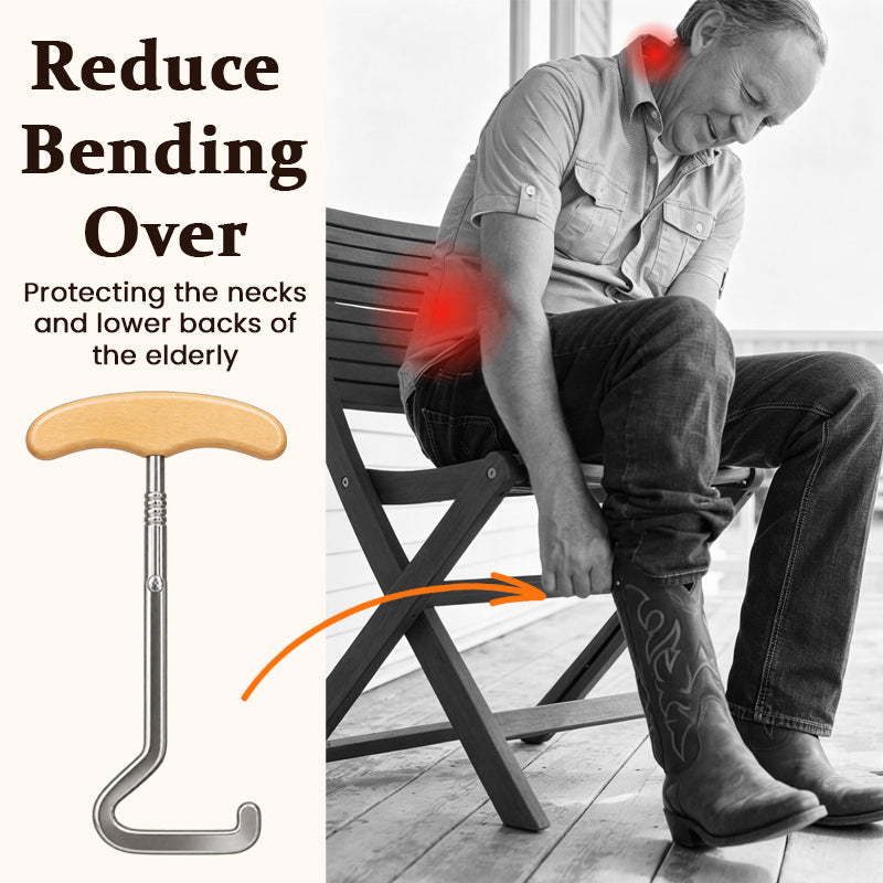 🐎 Convenient Shoe Wear Tool – Less Bending for Seniors & Family
