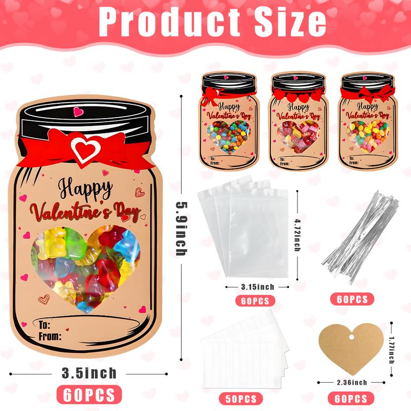 💖 Valentine’s Day Cards for Kids –  Mason Jar Valentine Gift Cards 💖