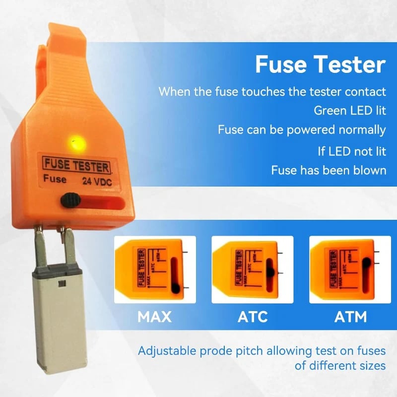 🔥LAST DAY 49% OFF - 🛠️Dual Auto Fuse Tester Puller