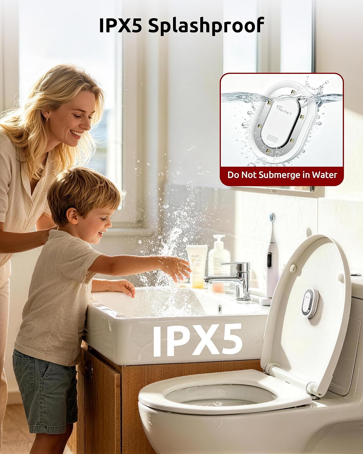🚽Automatic UV‐C Toilet Sanitizer Light