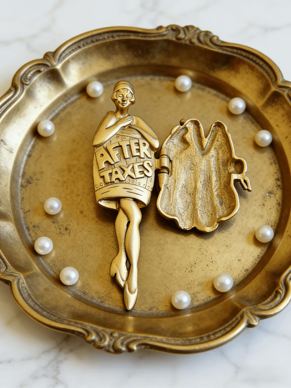 🔥Hot Sale SALE - 💃Vintage 1920s Flapper Girl Movable Figural Brooch