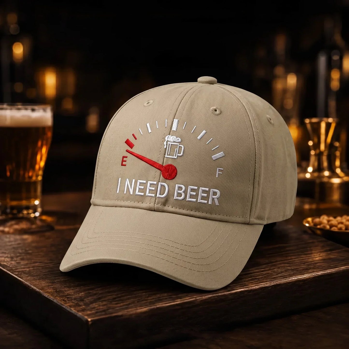 🔥 50% Off | Last Chance! Embroidered "I NEED BEER" Baseball Cap
