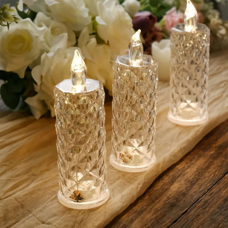 Crystal Rose Candle Light – Romantic Glow Without the Mess
