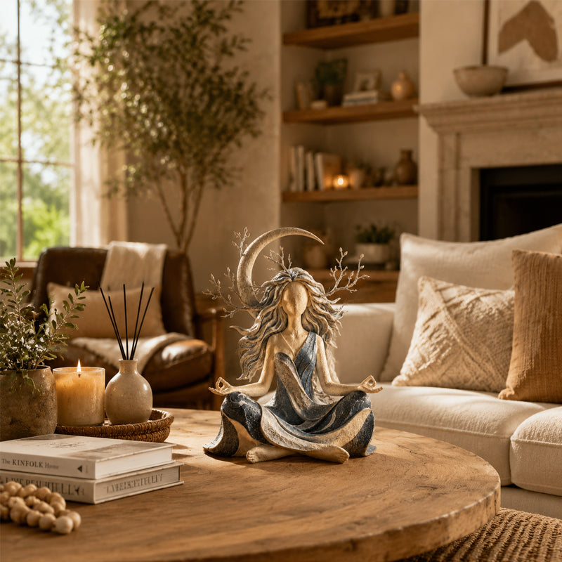 Goddess of Nature Sculpture – Artistic Decorative Statue of the Goddess of Nature