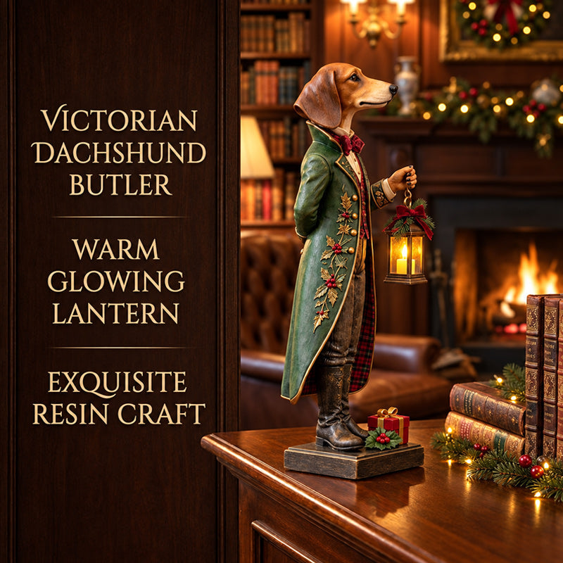 Christmas Sausage Dog Lantern Ornament