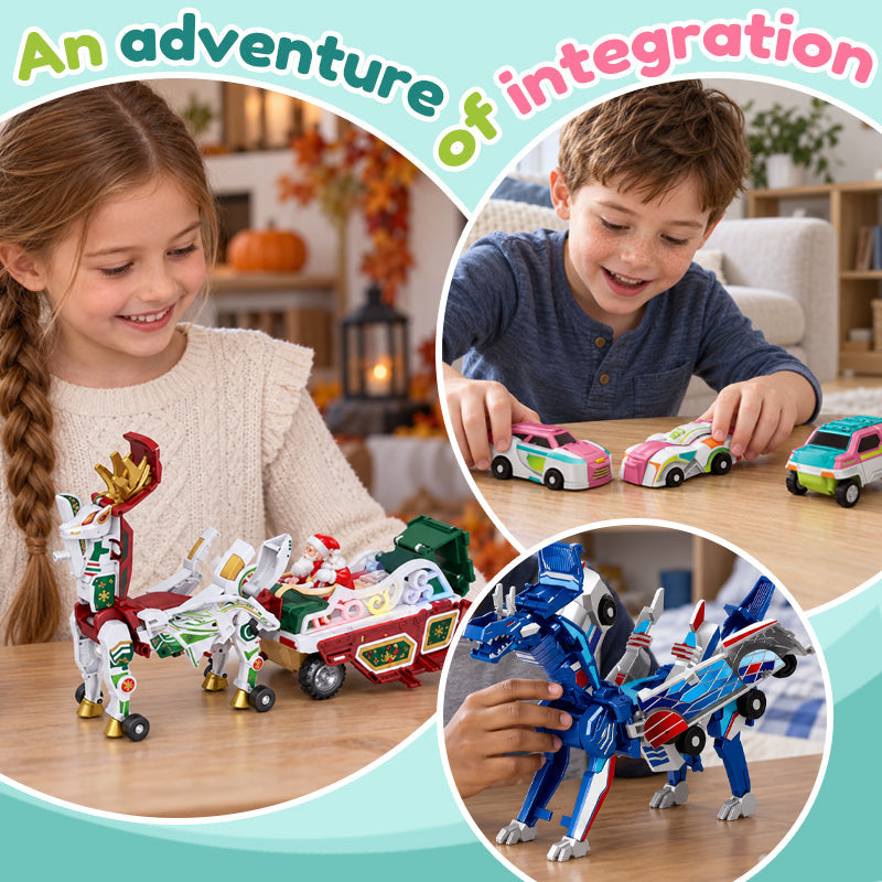 Magnetic Car Deer Dragon & Unicorn Toys