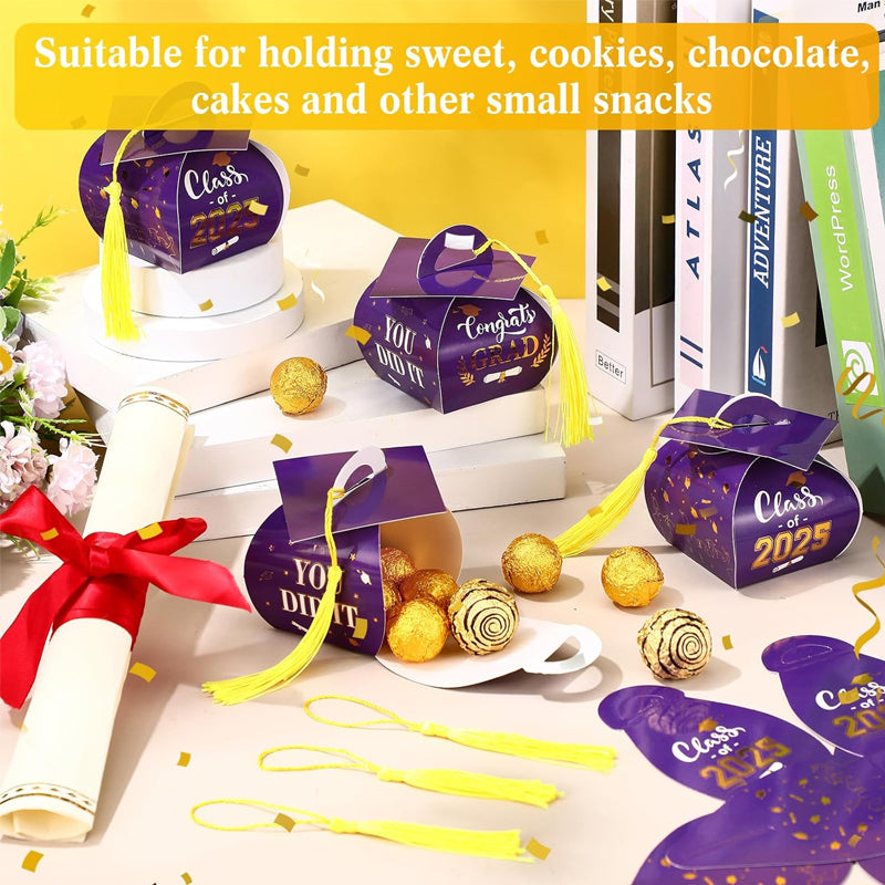 🔥Hot Sale 49% OFF🔥30 Pcs Mini Graduation Cap Candy Cards