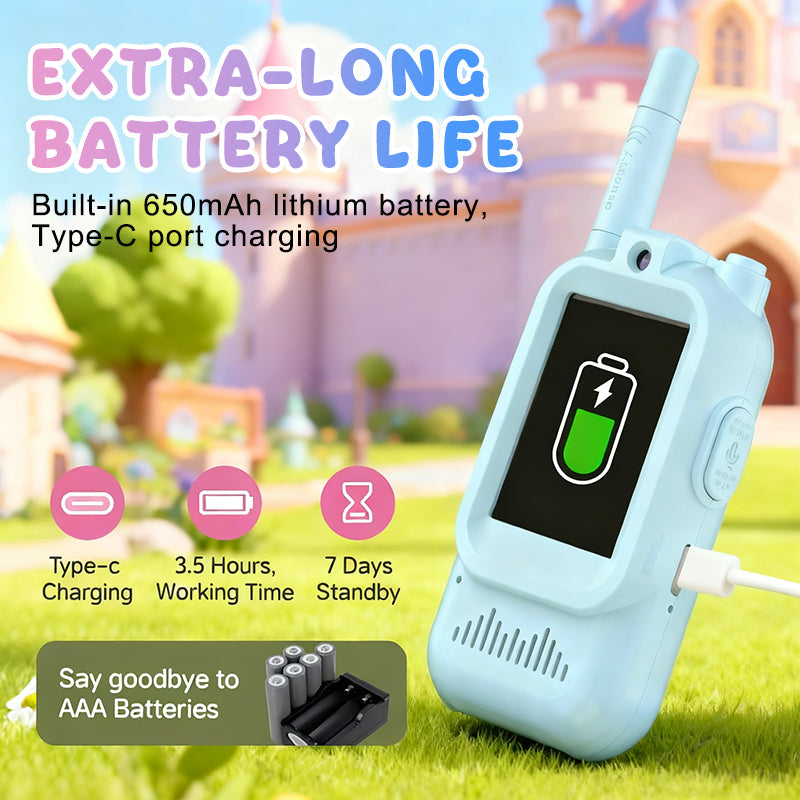 📹 Kids' Video Walkie Talkies – Live Video Chat & 3 Fun Voice Effects