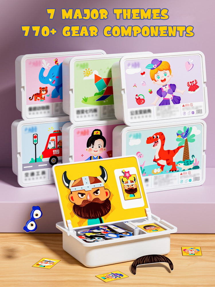 Magnetic Face Puzzles
