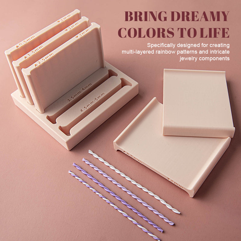 Precision Polymer Clay Strip Rolling Kit 🎨 — Unlock Perfect Uniformity in Every Creation