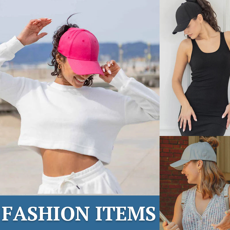 Women's Performance Adjustable Fit Ponytail Hat