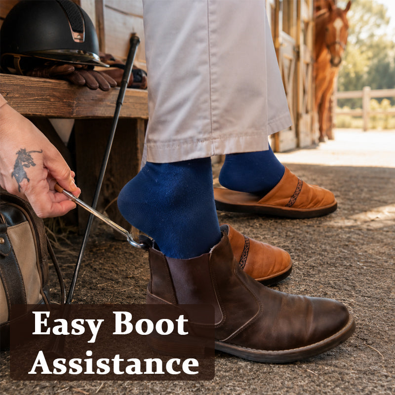 🐎 Convenient Shoe Wear Tool – Less Bending for Seniors & Family