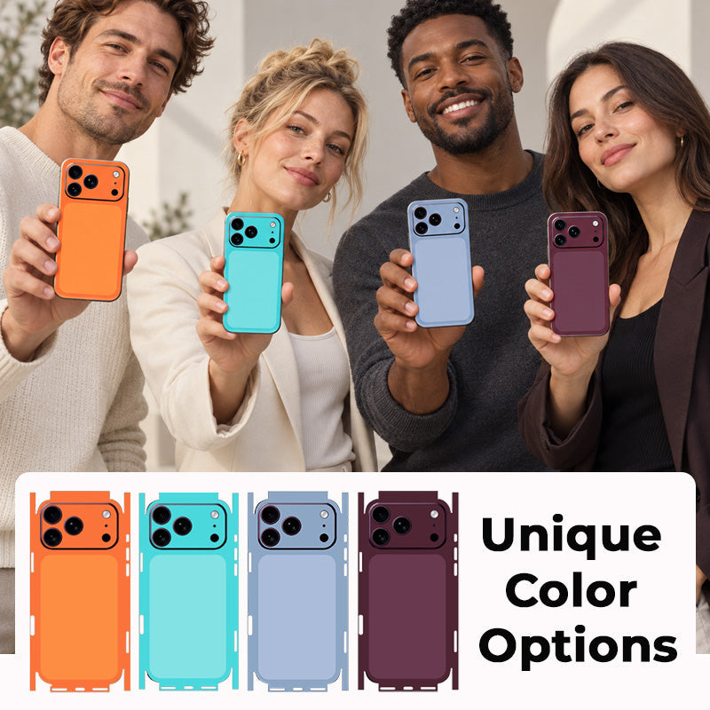 Next-Generation Phone Back Skin — Premium Camera Area and Rear Redesign