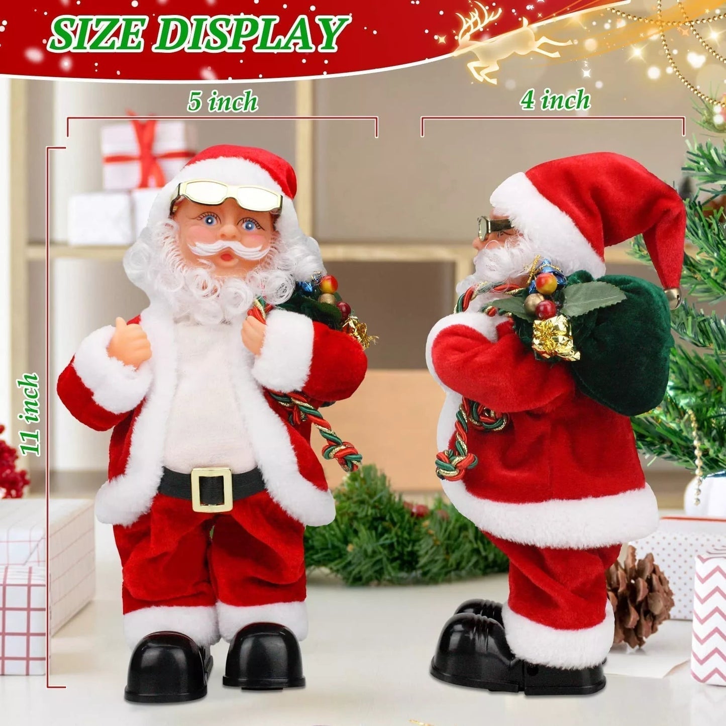 Electric hip shaking Santa Claus