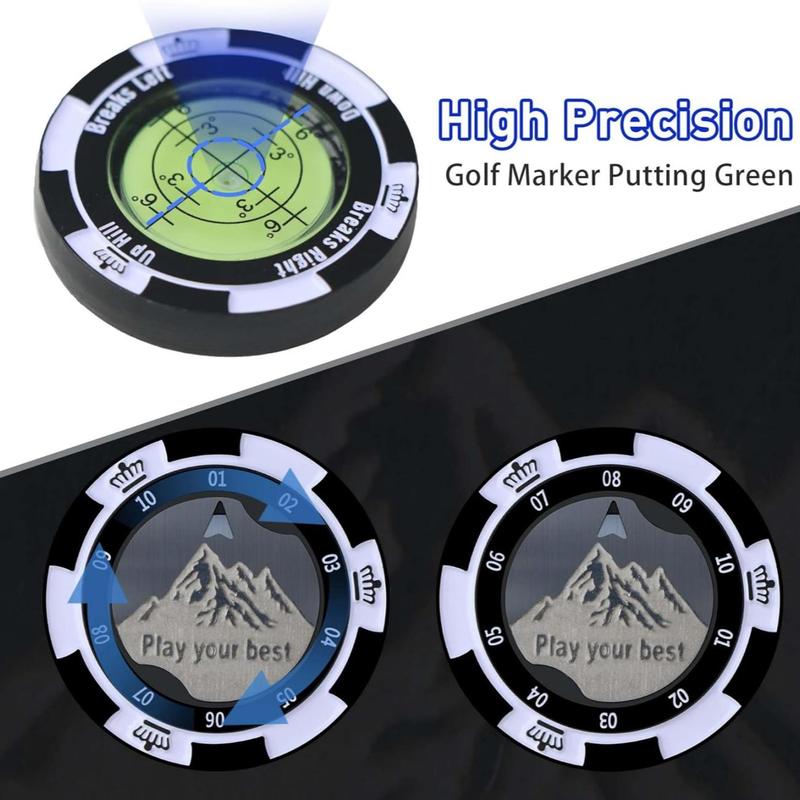 🔥Save 49%🔥Golf Ball Marker, Bubble Level Golf Putting Green Reading Aid, Great Gift