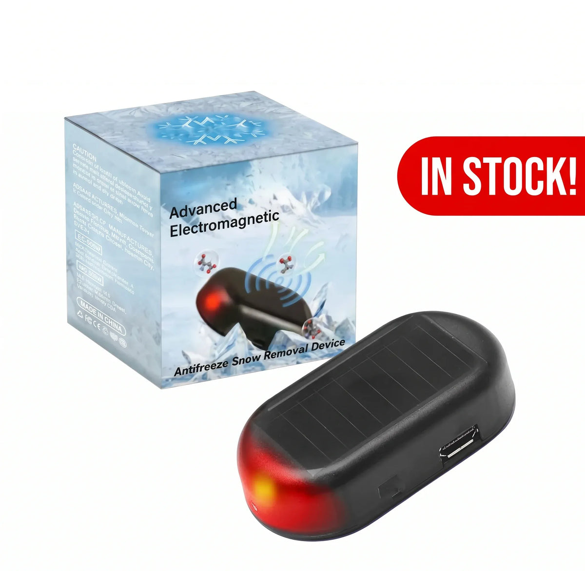 Electromagnetic Molecular Interference Antifreeze Snow Removal Instrument for Vehicles