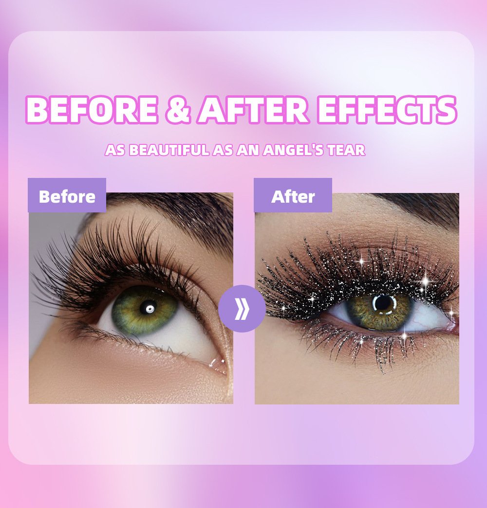 💎BUY 1 GET 1 FREE🌟 Waterproof Diamond Glitter Mascara - Long-lasting Curl, Sparkling Shine, Create Captivating Eyes!