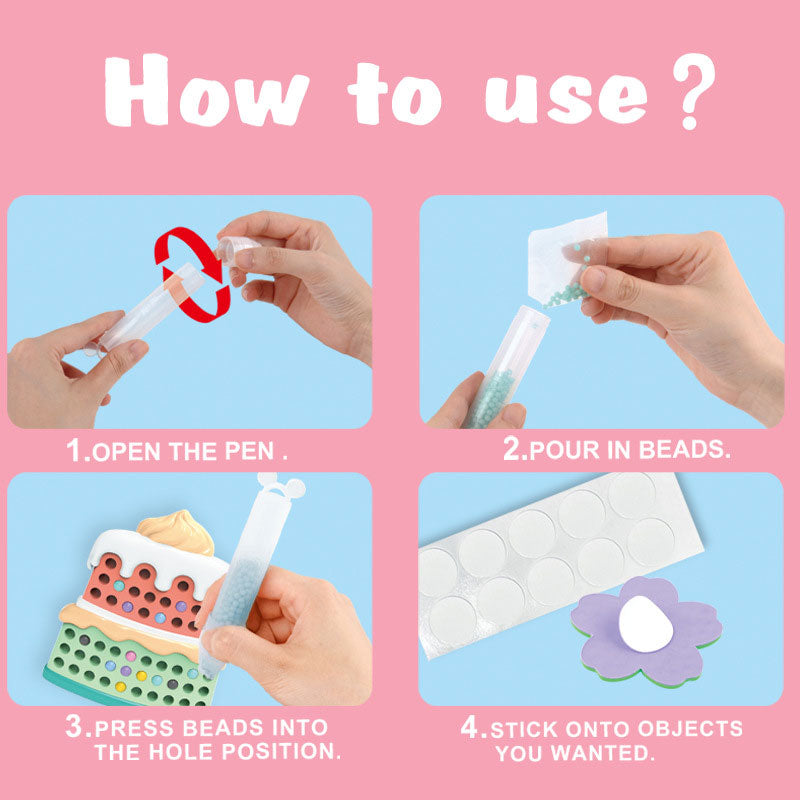DIY  Handmade Bead Stickers