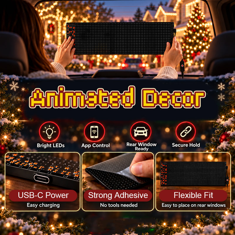 Smart App-Controlled Christmas LED Pixel Display